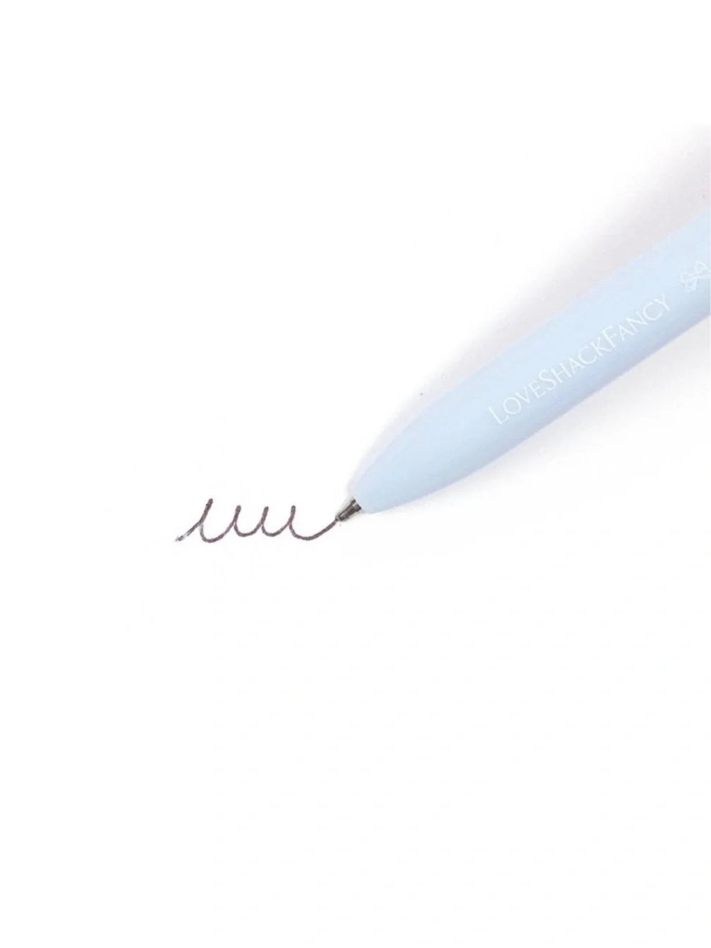 LoveShackFancy x Target - Yoobi Everblooming Rosettes Novelty Pen Whisper Blue